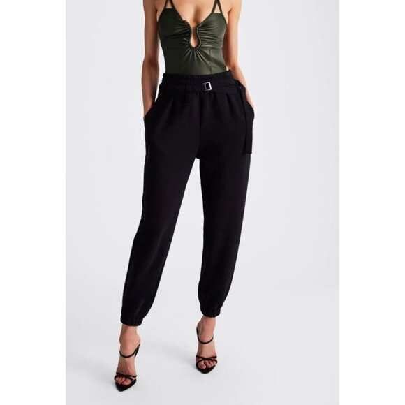 IN/ONE Nova French Terry Sweatpants Black Size Small - Picture 1 of 4